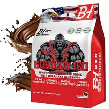 Gorilla Isolate Whey Protein 5000 g cioccolato - assorbimento rapido - Black Hammer USA