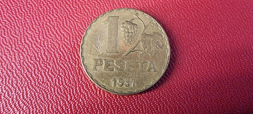 Peseta espagne 1937 la - 1,