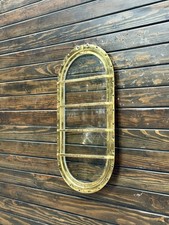 Botola oblò ovale per nave in ottone con gabbia - design nautico da marinaio ...