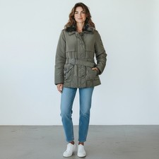 PEUTEREY piumino giacca invernale collo pelliccia sintetica down jacket taglia 40