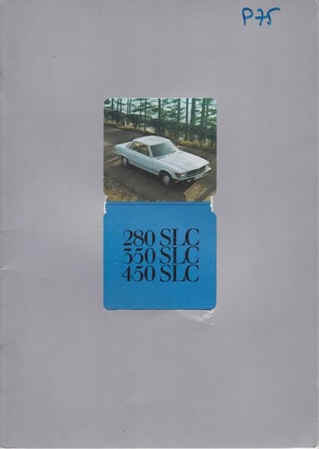 Catalogue brochure mercedes - brochure,