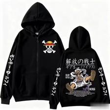 One Piece Anime Zip Up Hoodie