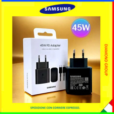 CARICABATTERIA CON CAVO ORIGINALE 45W SAMSUNG USB-C ULTRA FAST CHARGE EP-TA845