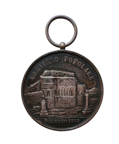 Medaglia palermo 1882 - medaglia,