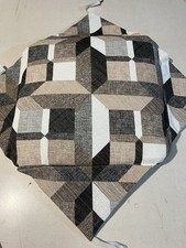 Set di 4 Cuscini per sedie con alette da legare sotto, sfoderabili con cerniera