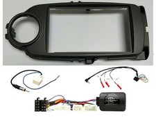 KIT COMPLETO MASCHERINA AUTORADIO NAVIGATORE GPS 2 DIN TOYOTA YARIS DAL 2015 