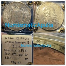 VITTORIO EMANUELE II - 5 Lire