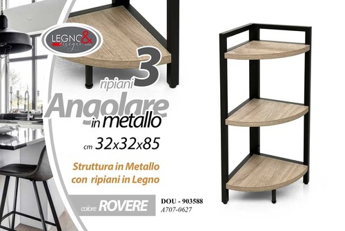 Scaffale angolare libreria - scaffale,