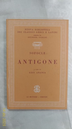 Antigone sofocle a cura - sofocle, di