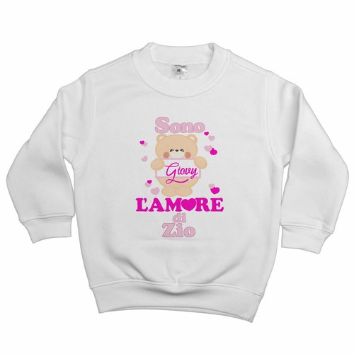 Felpa bambina personalizzata
