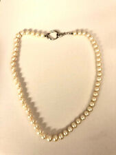 MILUNA GIROCOLLO CON PERLE, BOULE SFACCETTATA E ORO BIANCO Cod. PCL4978B