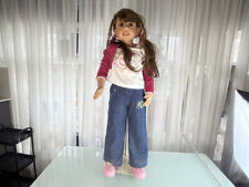 Bambola artistica bambola Monika Levenig bambola in vinile 100 cm. Buone cond...