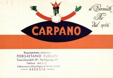 Vermouth CARPANO - Pubblicitaria, Advertising - NV - PU821