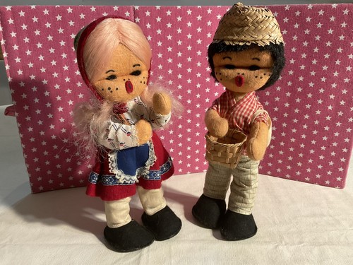 Vintage figurine bambola - vintage, in