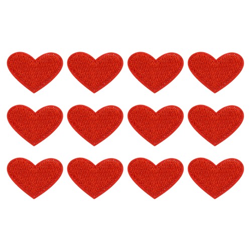 Pezzi patch cuore ricamo - pezzi,
