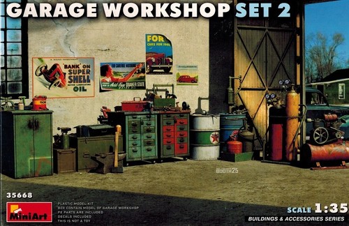 Miniart 35668 garage officina - 35668,