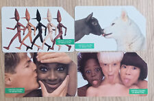 schede telefoniche Serie Benetton Golden da n.140 a n.143 - magnetizzate