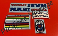 Masi Special Pista 1967-68 bici cromata kit decalcomanie/adesivi/stickers