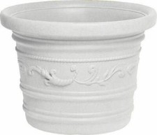 Fioriera vaso tondo resina - fioriera,