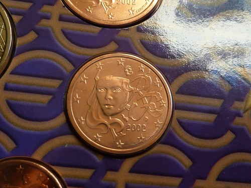 Centimes euro france 2002 - 2,