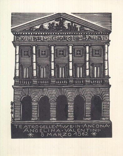 Exlibris bookplate holzschnitt - exlibris,