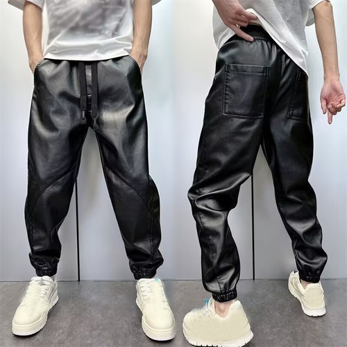 Pantaloni biker uomo - , ecopelle