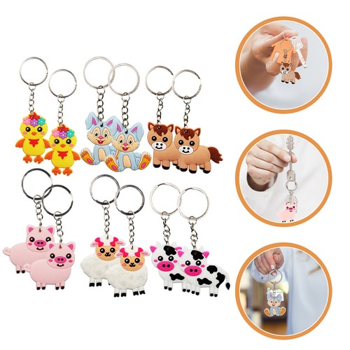 Pcs portachiavi animaletti - 12,