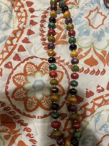 Collana leggera con - , perline