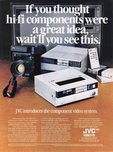 Videocamera vintage jvc vhs - vintage,