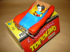 POLITOYS 600 AUTO TOPOLINO 1^ SERIE DISNEY MICKEY MOUSE MODEL DISNEY POLISTIL
