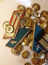 Lotto bottoni, fregi e gradi