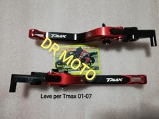 COPPIA LEVE FRENO REGOLABILI COLORE Rosso YAMAHA T-MAX TMAX 500 200 2001 Al 2007