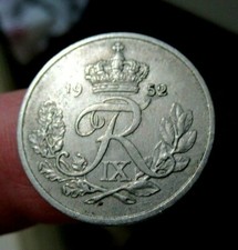 Moneta Danese 1952, 25 ORE, MAGGIORI ASTE OGGI