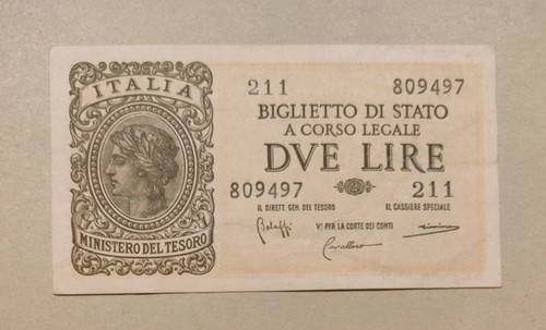Lire biglietto stato - 2, di