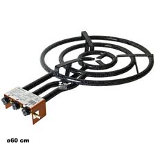 FORNELLO FORNELLONE BRUCIATORE D.60 cm A GAS BUTANO PROPANO OMOLOGATO X PAELLARE