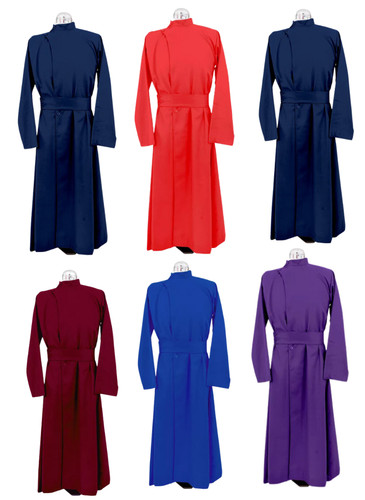 Adult servers black cassock - black,