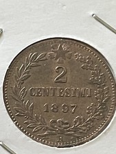 2 CENT 1897 - SPL/FDC REGNO UMBERTO I°  1 CENTESIMO CENT VALORE RAME - 1001