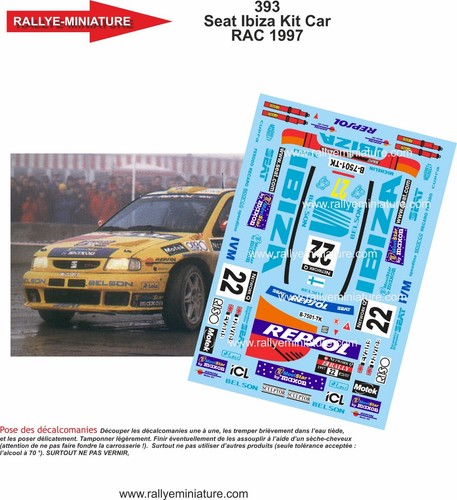 Decals ref 0393 - decals, 1/43