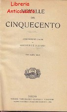 NOVELLE DEL CINQUECENTO 1930 UTET  libro VOLUME 44 collezione classici italiani