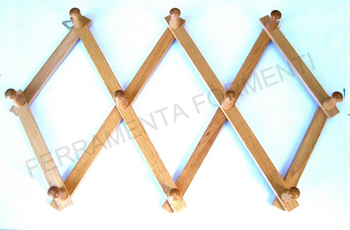 Portabito legno estensibile - portabito,