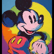 Stampa artistica Topolino