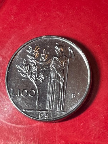 Moneta repubblica italiana - moneta, 100