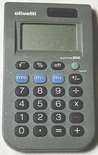 Calcolatrice olivetti summa - olivetti,