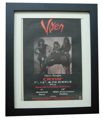 VIXEN+Cryin'+POSTER+AD+ORIGINA