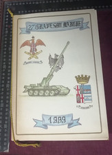 CALENDARIO ARTIGLIERIA 27° GRUPPO PESANTE SEMOVENTE MARCHE 1989 RARITÀ