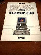 1988 OLIVETTI M 240 PERSONAL COMPUTER VINTAGE AD PUB