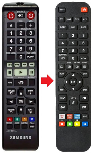 Telecomando adatto per samsung - telecomando,
