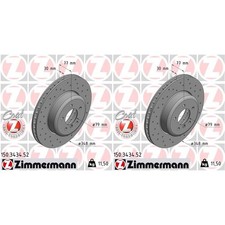 2x ZIMMERMANN Sport Dischi