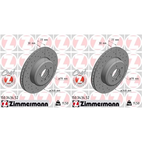 Zimmermann sport dischi - 2x,