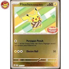 Pikachu Berkemeja Batik HOLO